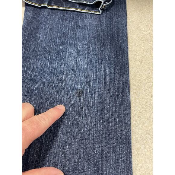 Naked & Famous Jeans Men’s Size 34x32 Blue Selvedge Denim Slim Straight - Picture 10 of 12